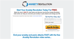 Desktop Screenshot of anxietyrevolution.com